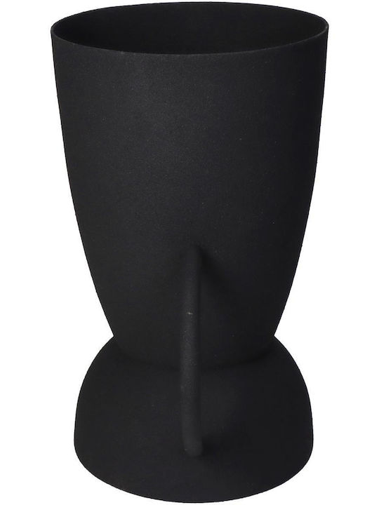 ArteLibre Übertopf Metall Schwarz 20x20x23εκ.