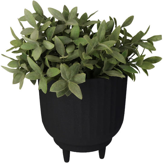 ArteLibre Planter Aluminum Black 17x17x20cm.