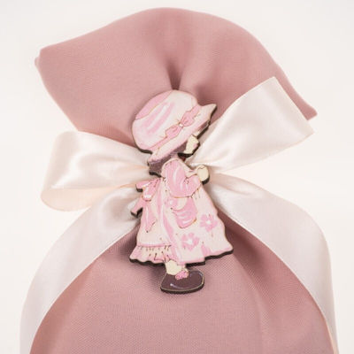 Christening Favor in Pouch made of Fabric 20pcs 17x17cm