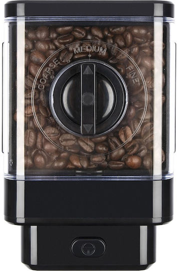 G3Ferrari G20129 Electric Coffee Grinder 120W for 100gr Beans and 3 Grind Levels Black