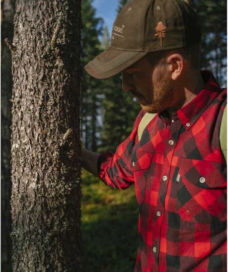 Pinewood Lumbo Hunting Shirt Red/Black Shirt Red