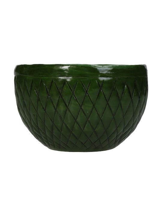 ArteLibre Κασπώ Αλουμινίου Πράσινο 11.5x11.5x8εκ.
