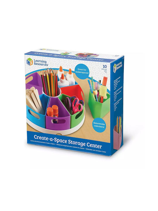 Learning Resources Organizer-Koffer Create-a-Space 9Stück LER3806