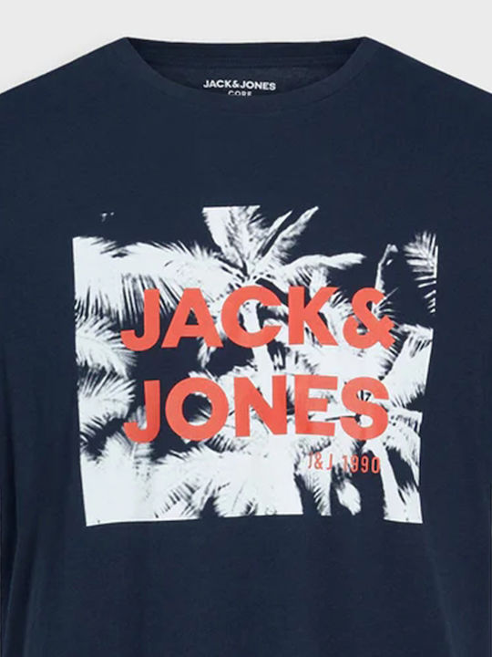 Jack & Jones Ανδρικό T-shirt Navy Blazer Blue