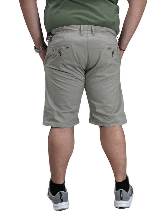 Double A Men's Shorts Chino Gray