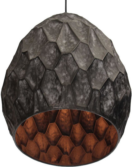 ArteLibre Pendant Light Black 35x35x31cm