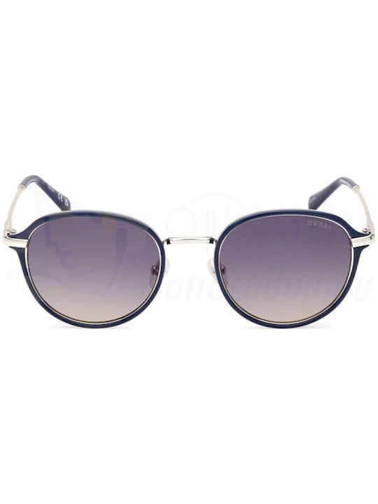 Guess Women's Sunglasses with Navy Blue Frame and Blue Gradient Polarized Lens GU00068 90W