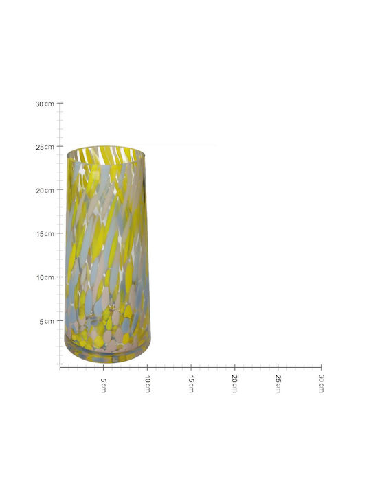 ArteLibre Decorative Vase Multicolour 12x12x25cm