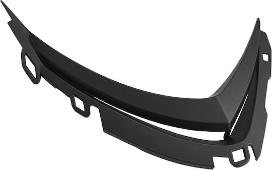 Znen Left Motorcycle Middle Fairing Black 1pcs