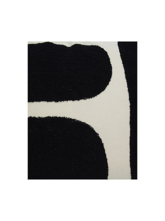ArteLibre Perna De Canapea Din 100% Bumbac Neagră 60x40cm
