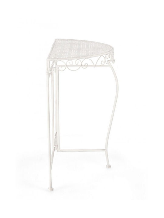 Emily Metal Console Table Ecru L75xW36xH75cm