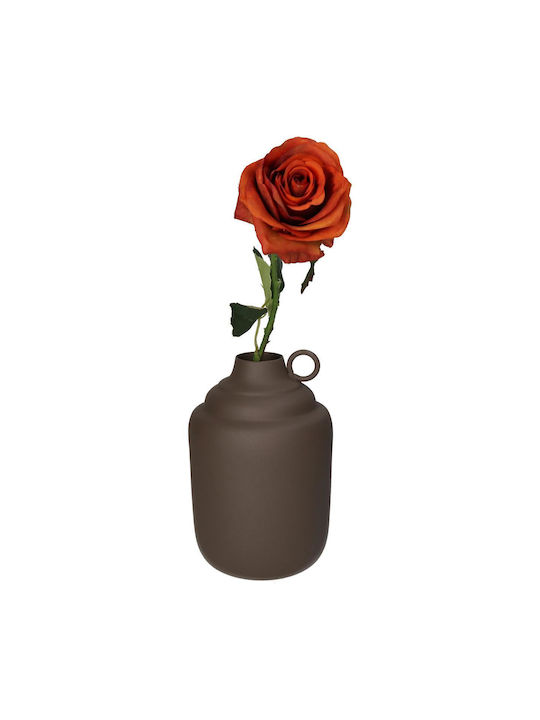 ArteLibre Decorative Vase Brown 13x13x19.5cm