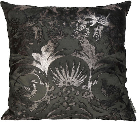 ArteLibre Μαξιλάρι Pillow Bird Γκρι 45x45εκ.