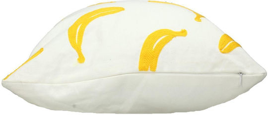 ArteLibre Sofa Cushion 100% Cotton Yellow 45x45cm
