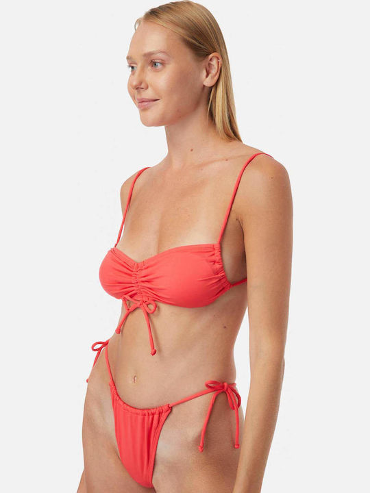 Nairobi Flamingo Bikini Slip with Ties Flamingo