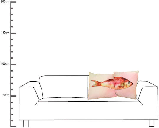 ArteLibre ArteLibre Throw Pillow Pink 2pcs 45x45cm