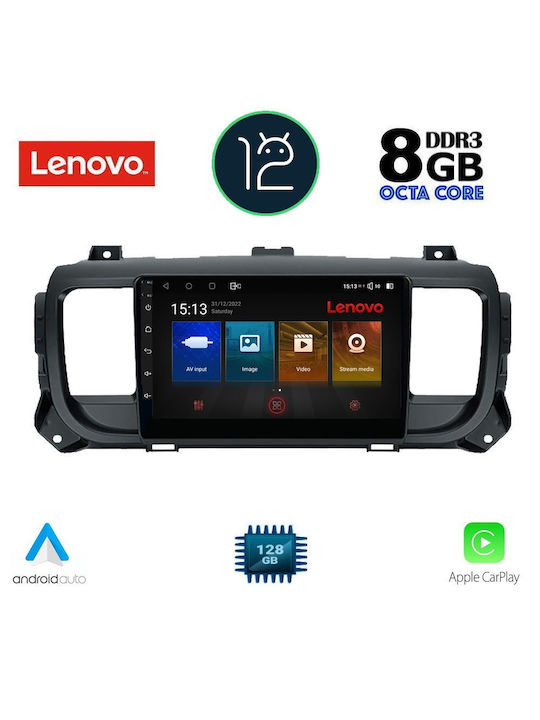 Lenovo Car-Audiosystem für Peugeot Reisender / Experte Toyota Proace Citroen Springend / SpaceTourer 2016> (Bluetooth/USB/AUX/WiFi/GPS) mit Touchscreen 9"