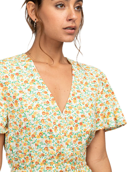 Spring Light Summer Mini Dress Wrap Salt Crystal