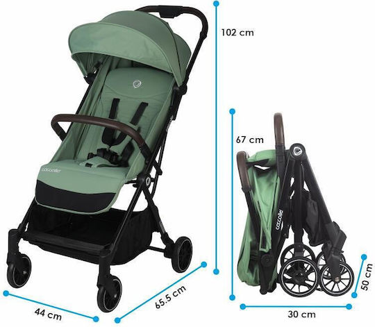 Coccolle Melia Baby Pushchair Suitable for Newborn Mistletoe Green 6.7kg