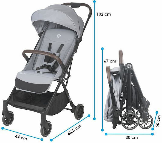 Coccolle Melia Pushchair Suitable for Newborn Greystone 6.7kg