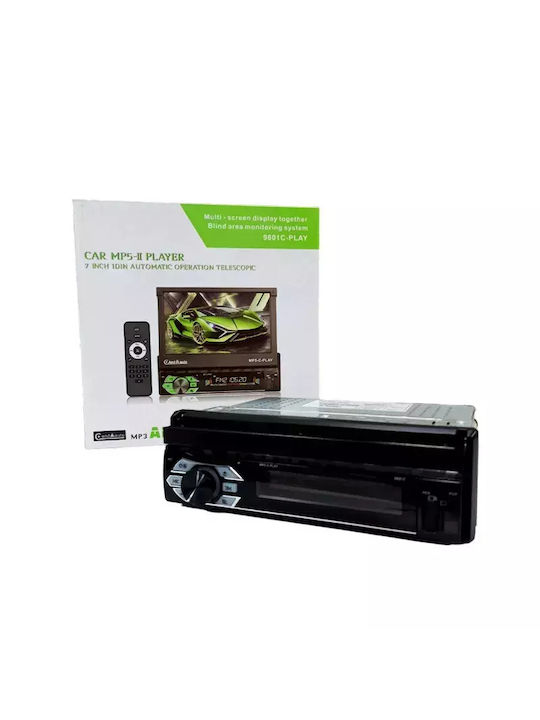 Car Audio System 1 DIN Bluetooth USB