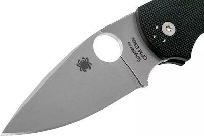 Spyderco Native 5 Taschenmesser Schwarz mit Klinge aus Rostfreier Stahl 7.5Stück in Scheide