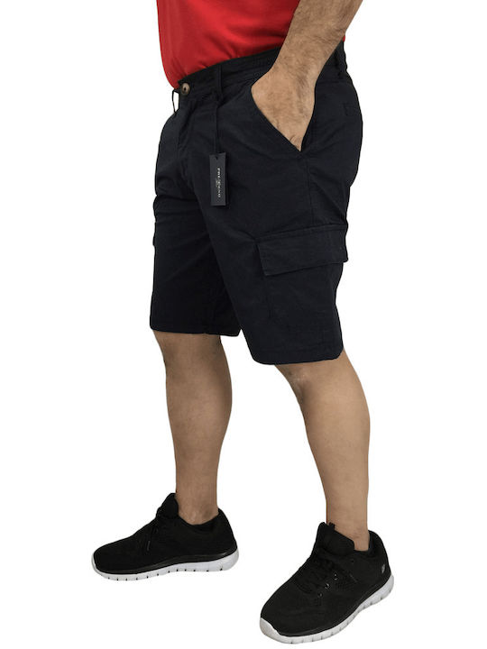 CARGO-SHORTS BLAU THOMPSEN VOR ENDE (THOMSEN-7087-)