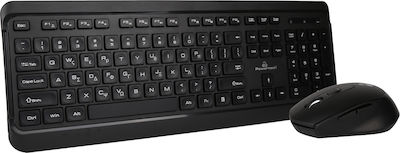 Powertech PT-1060 Kabellos Tastatur & Maus Set Griechisch