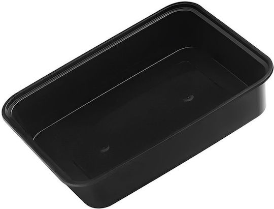 Intertan Einweg-Plastikgeschirr PP mit Fassungsvermögen von 650ml Schwarz 50Stück