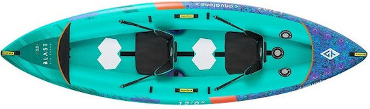 Aquatone Blast Recreational 105326 Πλαστικό Kayak Θαλάσσης 2 Ατόμων Πράσινο