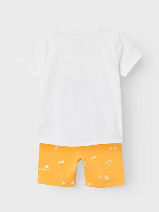 Name It Kids Set with Shorts Summer 2pcs White