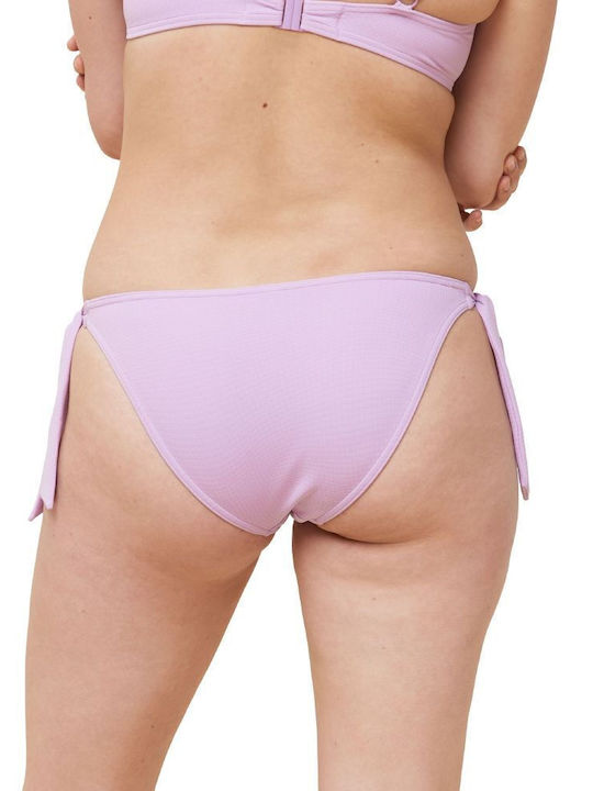 Triumph Glow Tai Sd Bikini Slip με Κορδονάκια Λιλά