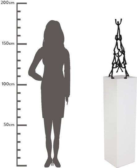 ArteLibre Dekorativ Statuette aus Metall 25x24x58cm 1Stück