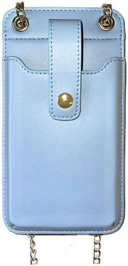 ObaStyle Γυναικείο Τσαντάκι Πορτοφόλι Pouch / Book Case Γαλάζιο G5087-14856
