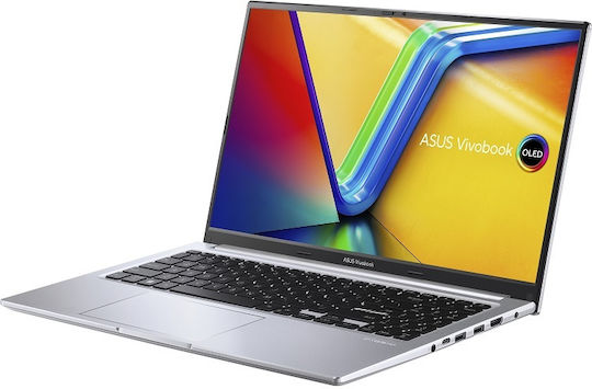 Asus Vivobook 15 M1505YA-L721W 15.6" OLED FHD (Ryzen 7-7730U/16GB/512GB SSD/W11 Home) Cool Silver (US Keyboard)