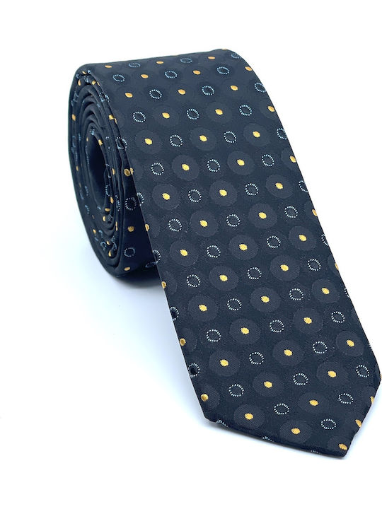 Legend Accessories Men's Tie Set Printed Navy Blue