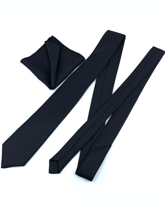 Legend Accessories Men's Tie Set Monochrome Black