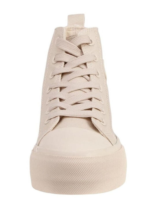 Viska OC Flatforms Boots Beige