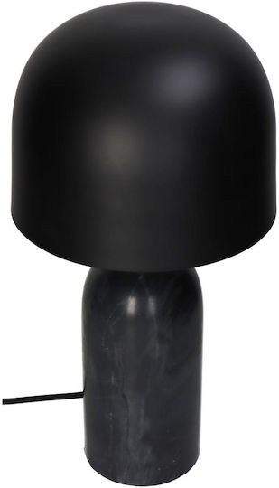 ArteLibre Metal Table Lamp with Black Shade and Base