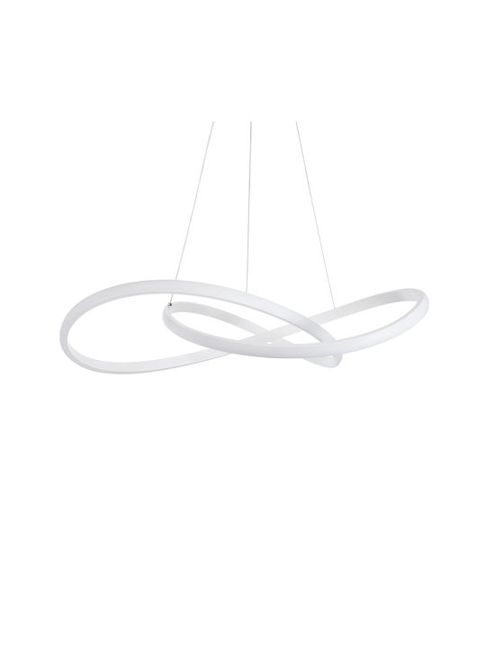 GloboStar Dexter Pendant Light White 73x73x16cm