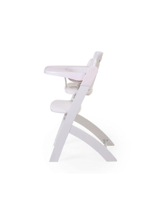 Childhome Evosit Baby Hochstuhl mit Höhenverstellbar Natural Weiß