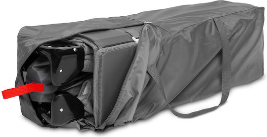 Caretero Esti Кошара за игра 2 Нива с Матрак Сив 126x65см