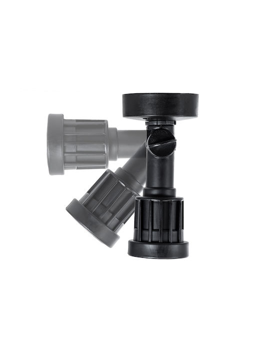 GloboStar Gardenini Rezistent la apă Spot de Exterior cu LED Integrat în Culoare Negru 61546