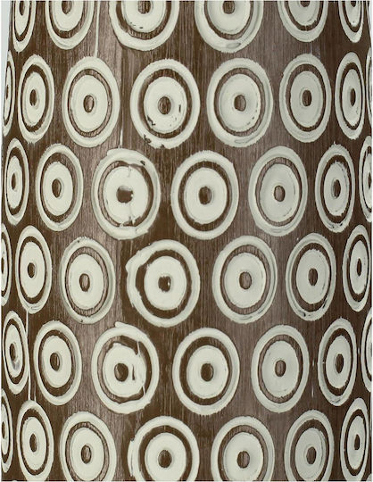 ArteLibre Raumdekoration Tribal aus Polyresin 10x10x55cm 1Stück
