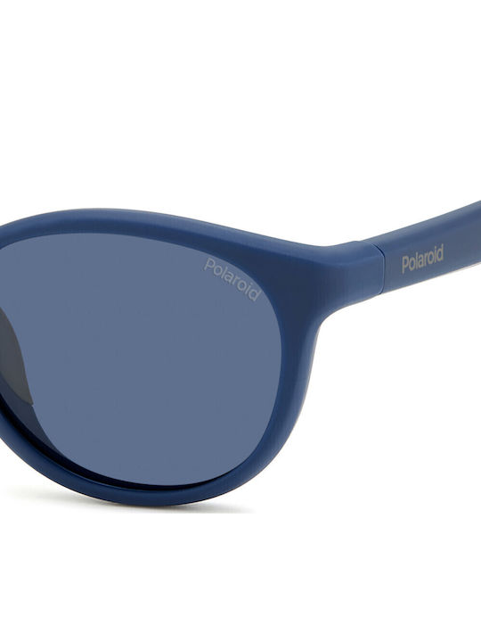 Polaroid Herren Sonnenbrille mit Blau Kunststoff Gestell und Blau Polarisiert Linse PLD7050/S PJP/C3