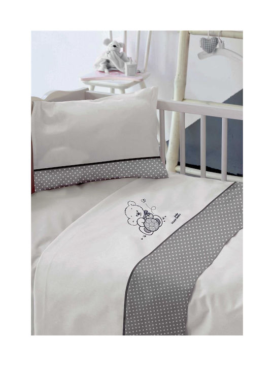 Makis Tselios Home Baby Sheets Set Sport White
