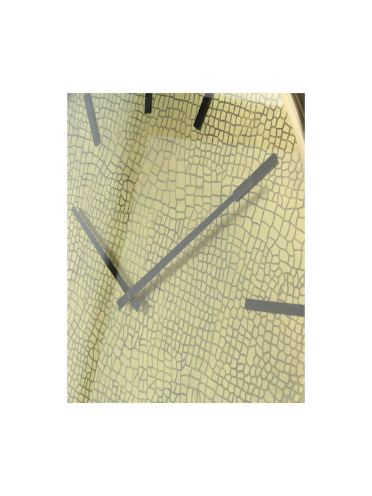 ArteLibre Wall Clock Metallic Gold Ø60cm