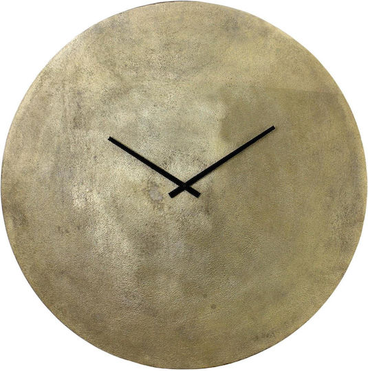 ArteLibre Wanduhr Metallisch Gold Ø75cm