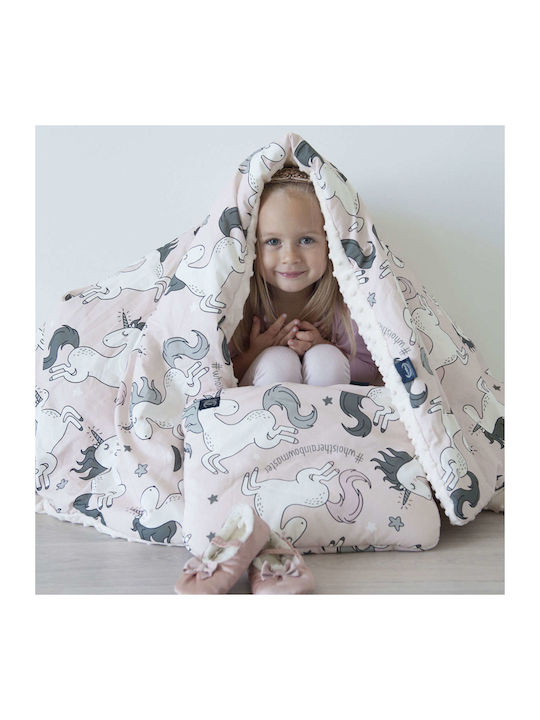 La Millou Κουβέρτα Κούνιας Boho Coco Βελουτέ Χακί 110x140εκ.