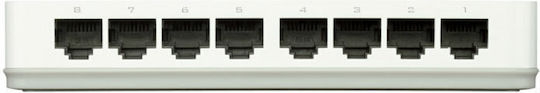 D-Link GO-SW-8E Unmanaged L2 Switch με 8 Θύρες Ethernet